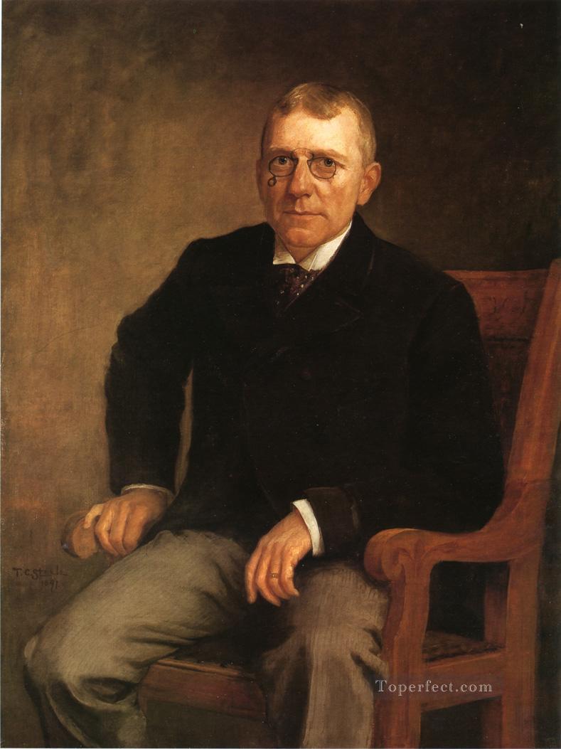 Retrato de James Whitcomb Riley Theodore Clement Steele Pintura al óleo